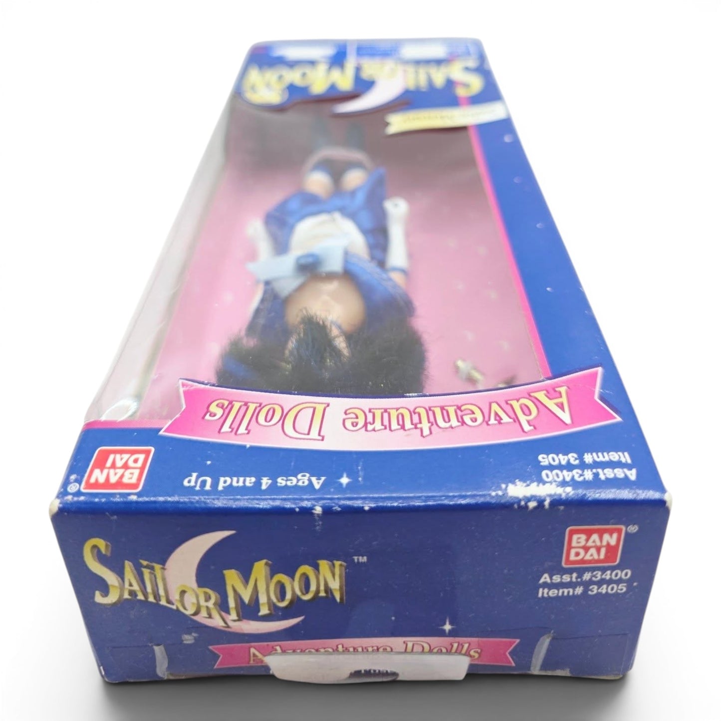 1995 Sailor Moon Adventure Dolls Sailor Mercury doll — Top view