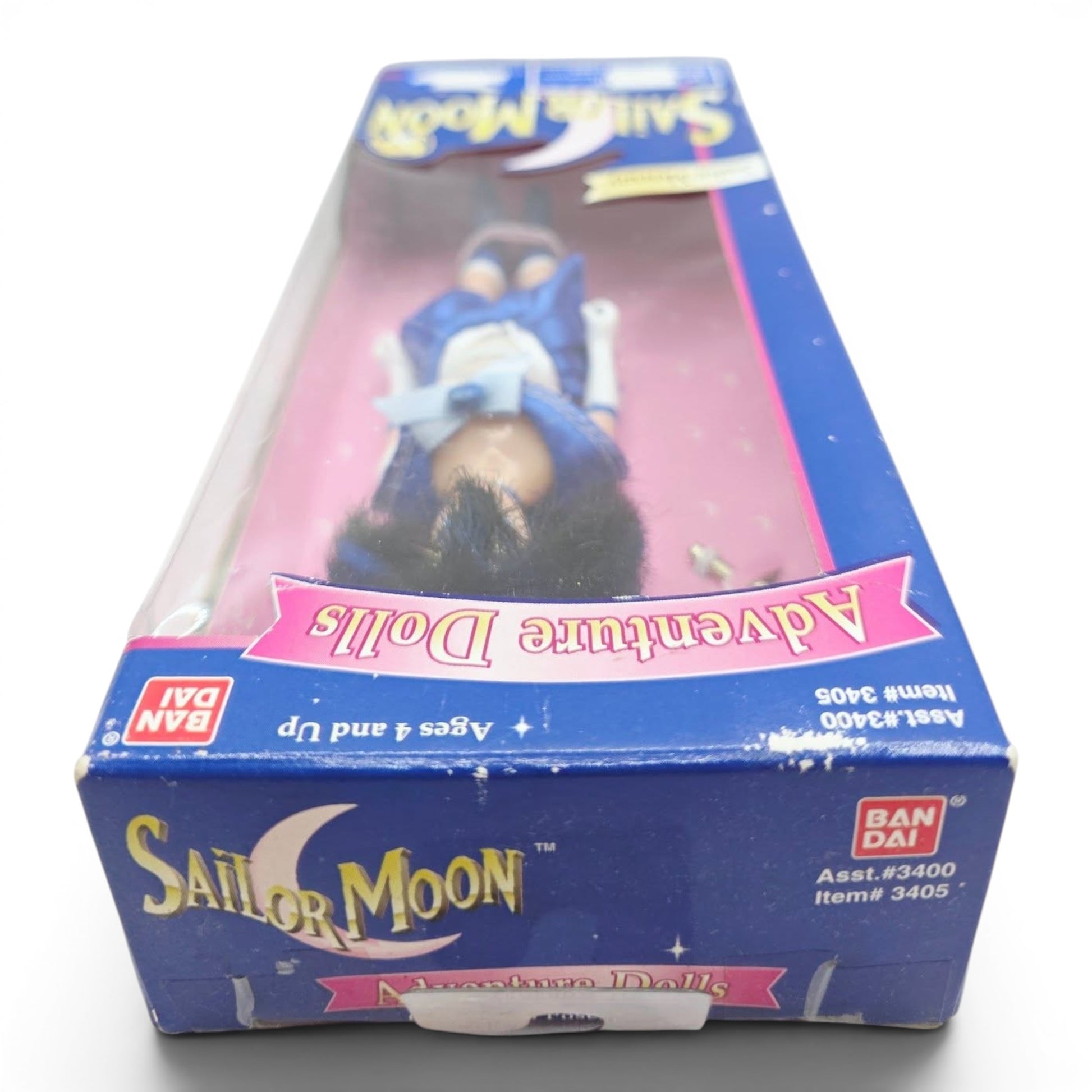 1995 Sailor Moon Adventure Dolls Sailor Mercury doll — Top view