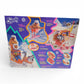 Vintage 1990s doll playset. Snow Adventure. Playset - Rare in Box!. Back view.