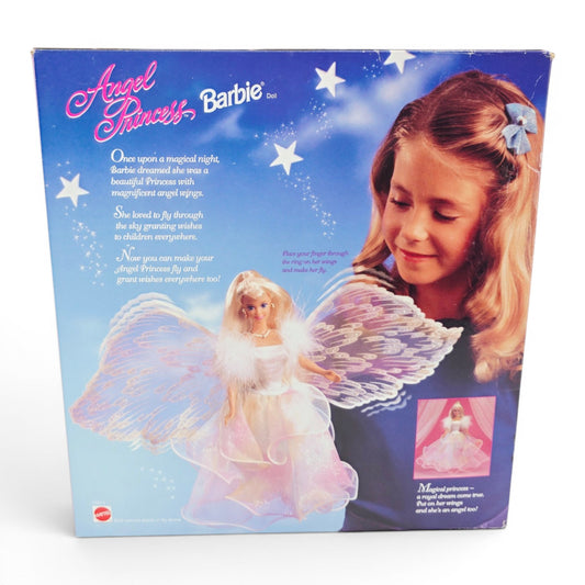1996 Barbie Angel Princess Barbie doll — Back view
