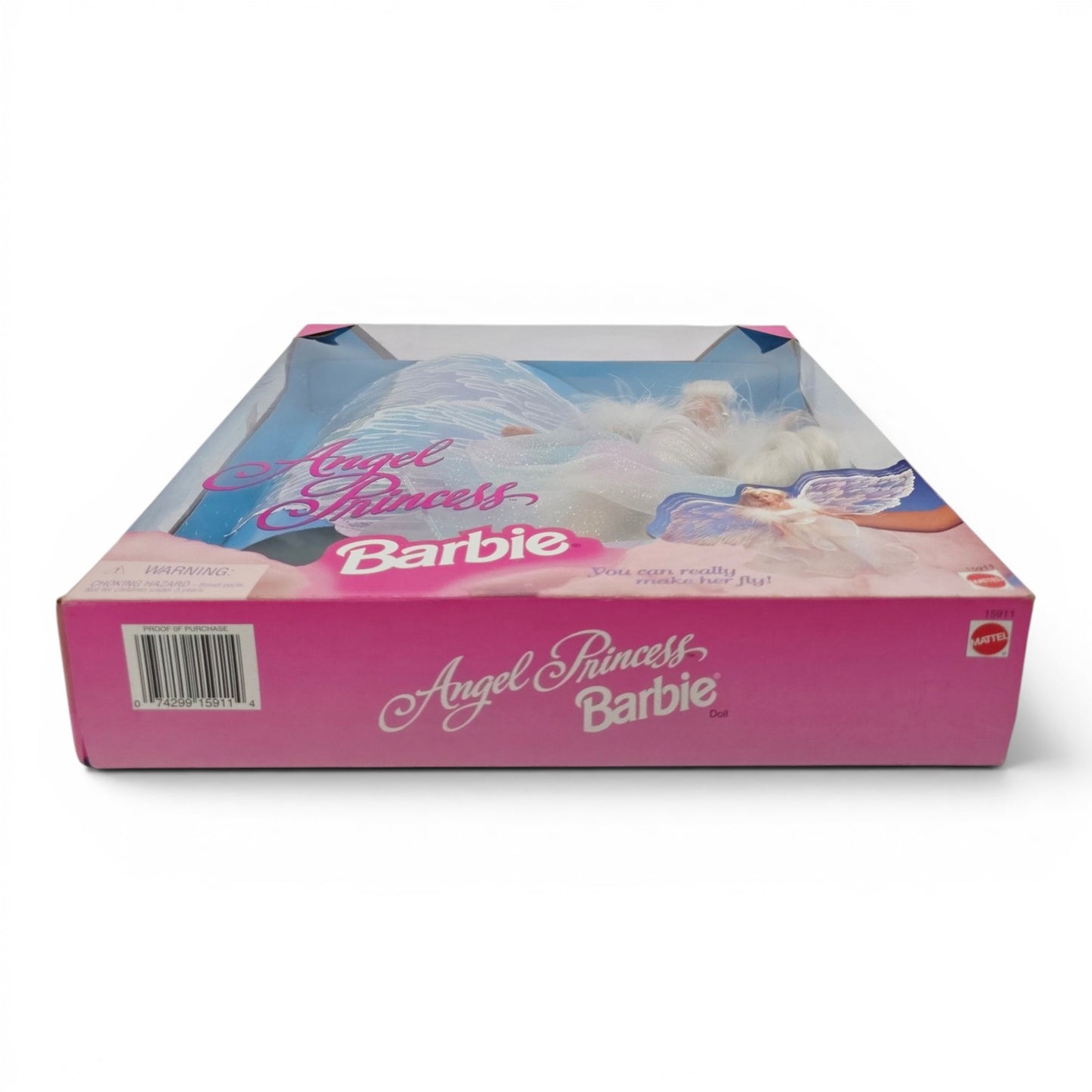 1996 Barbie Angel Princess Barbie doll — Bottom view