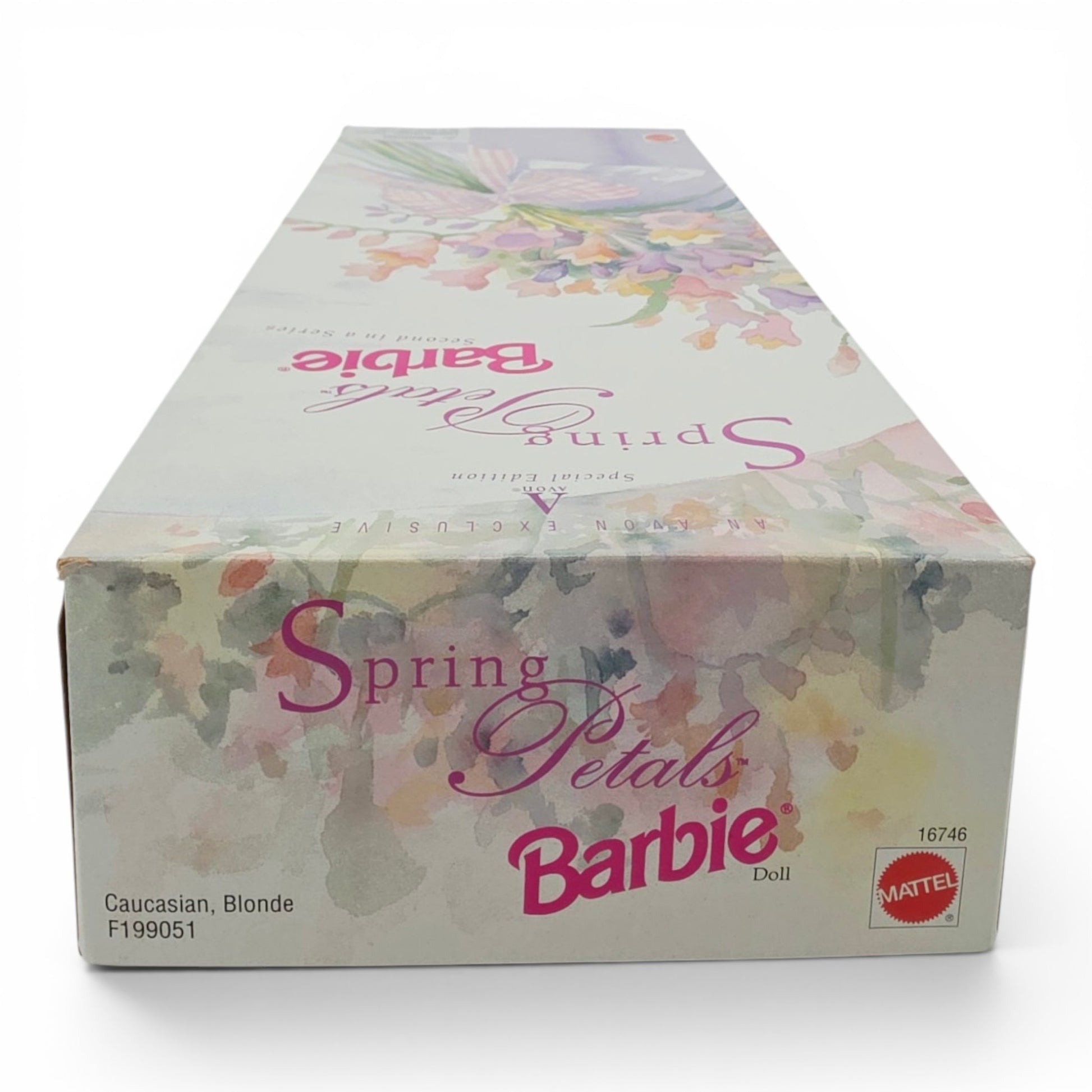 1996 Barbie Avon Spring Petals Spring Petals doll — Top view