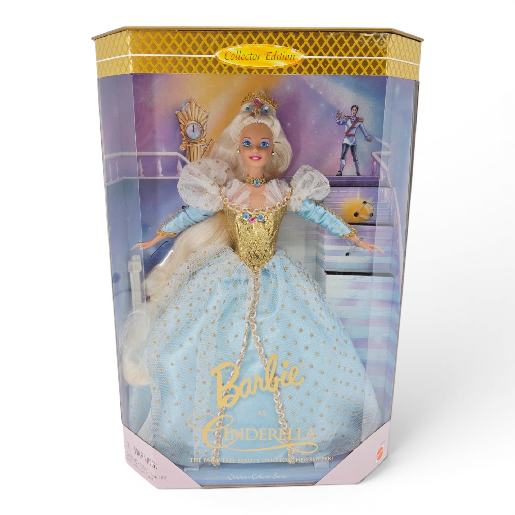 1996 Barbie Children's Collector Series Cinderella doll — Front view
