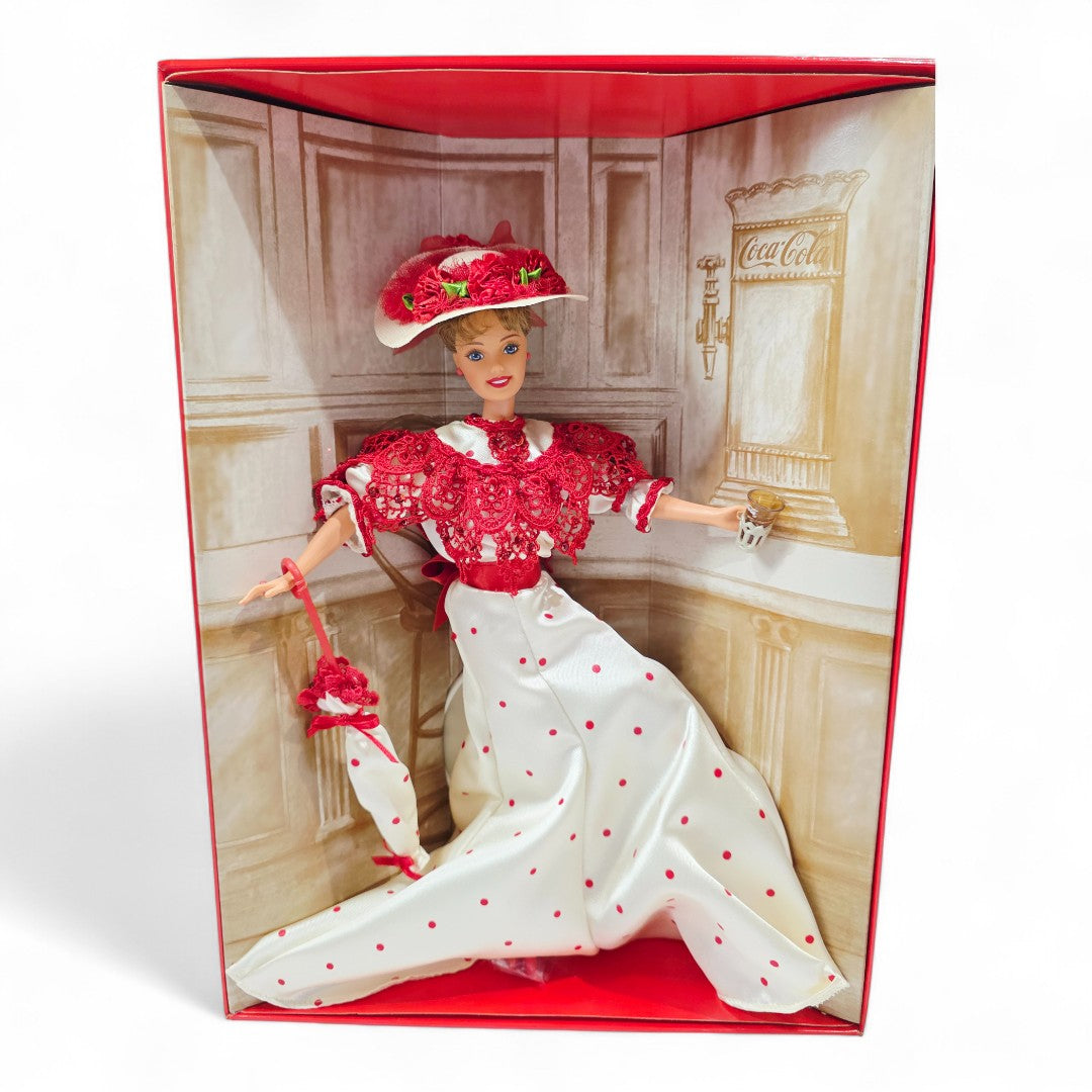 1996 Barbie Coca-Cola Fashion Classic Soda Fountain Sweetheart doll — Close-up 1