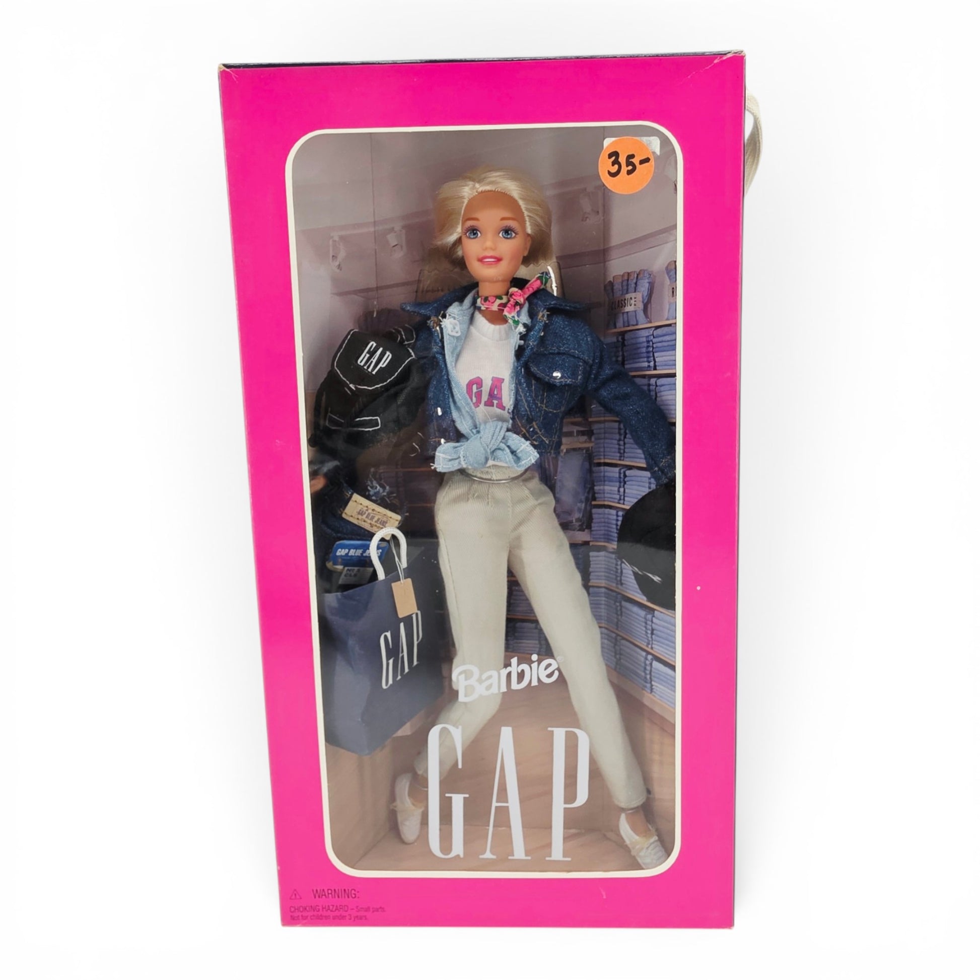 1996 Barbie GAP Barbie Blonde doll — Front view