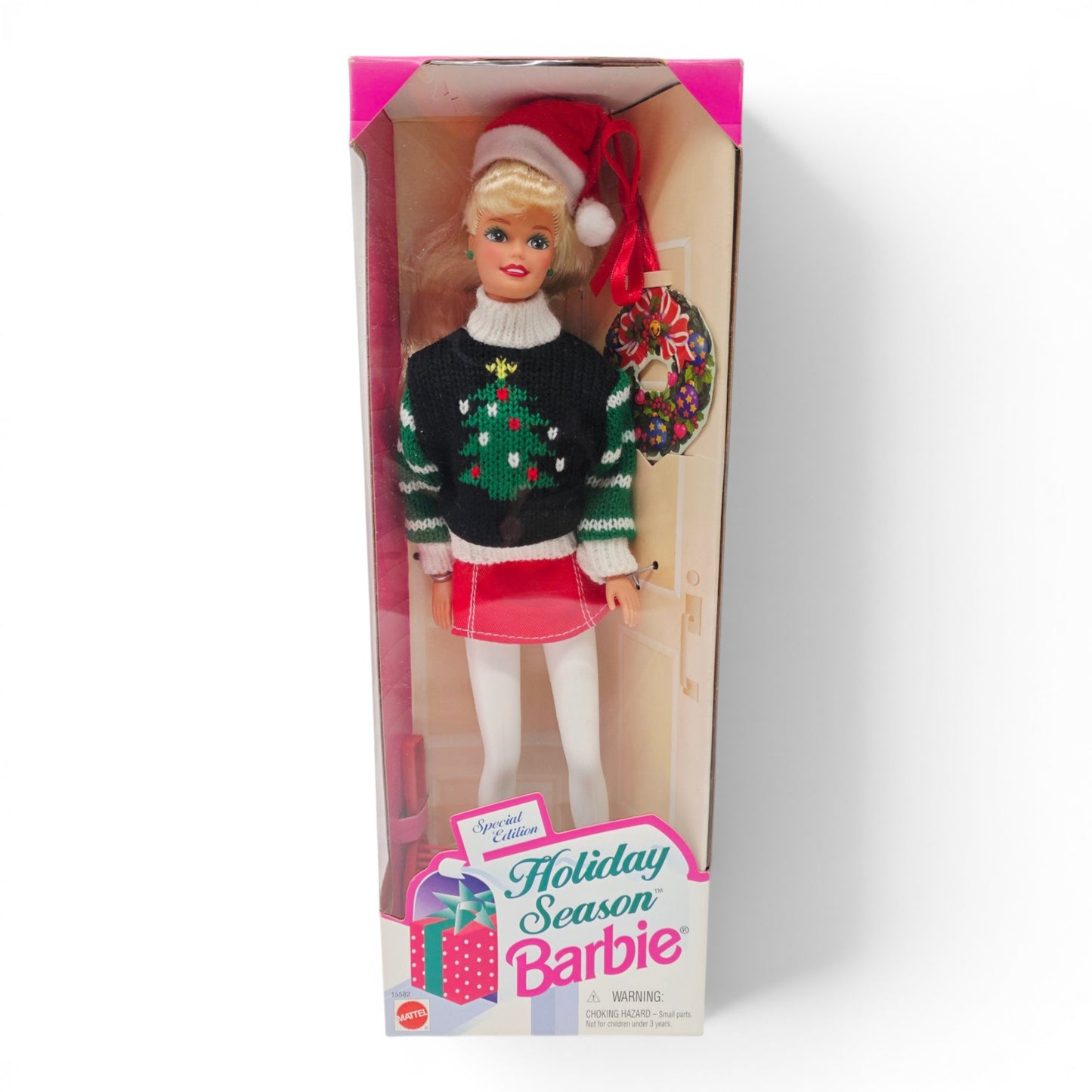 1996 Barbie Holiday Season Holiday Season Barbie doll — Front view