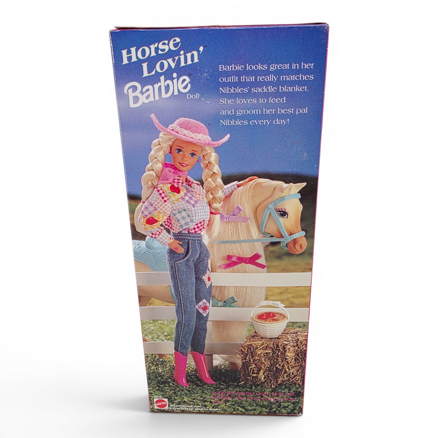 1996 Barbie Horse Lovin' doll — Back view