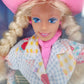 1996 Barbie Horse Lovin' doll — Face close-up