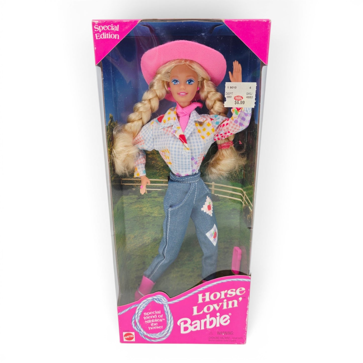 1996 Barbie Horse Lovin' doll — Front view
