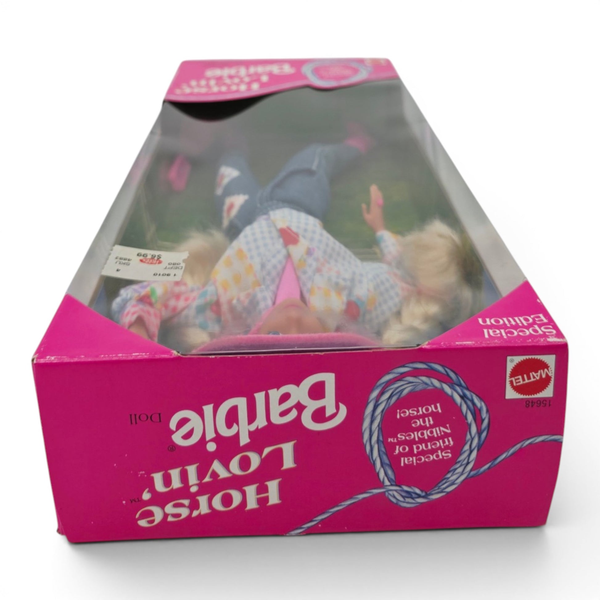 1996 Barbie Horse Lovin' doll — Top view