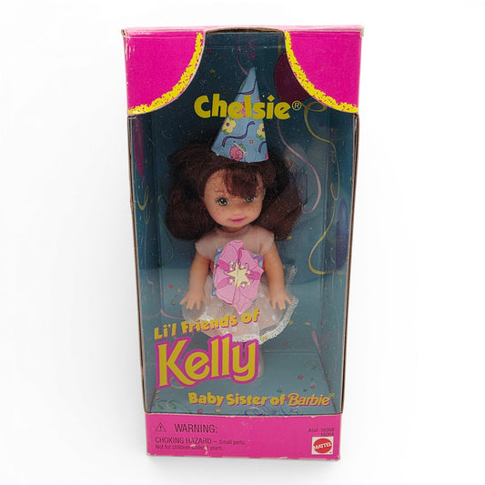 1996 Barbie Li'l Friends of Kelly Chelsie Birthday doll — Front view