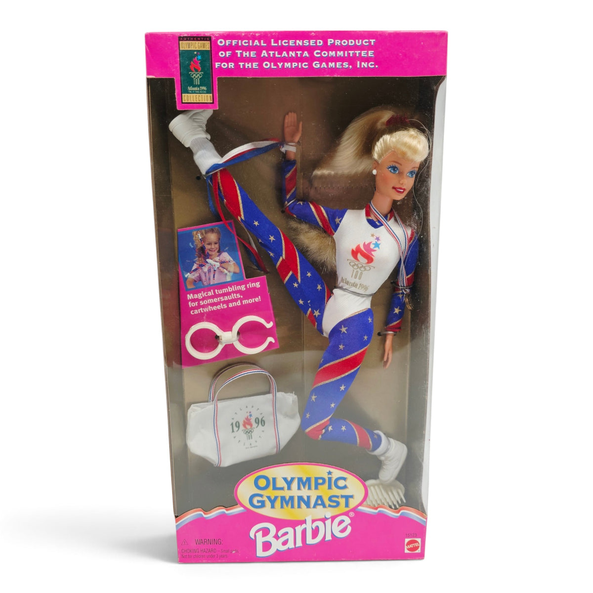 1996 Barbie Olympic Games Collection Olympic Gymnast Front view