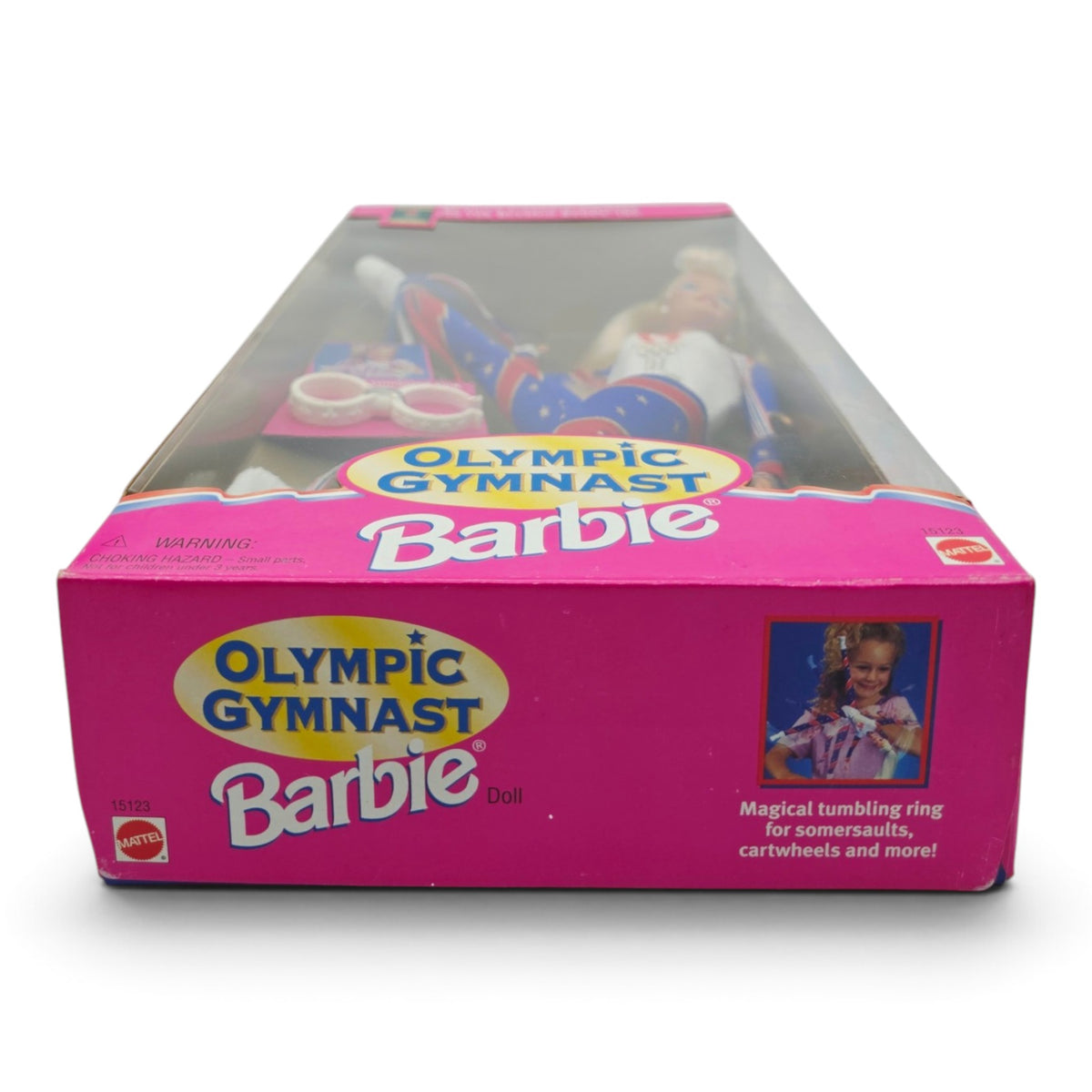 1996 Barbie Olympic Games Collection Olympic Gymnast Bottom view