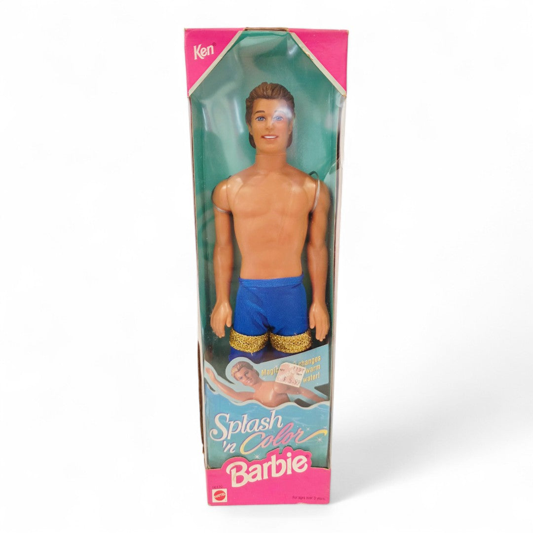 1996 Barbie Splash 'N Color Ken doll — Front view