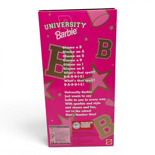 1996 Barbie University Barbie Arizona State Back view