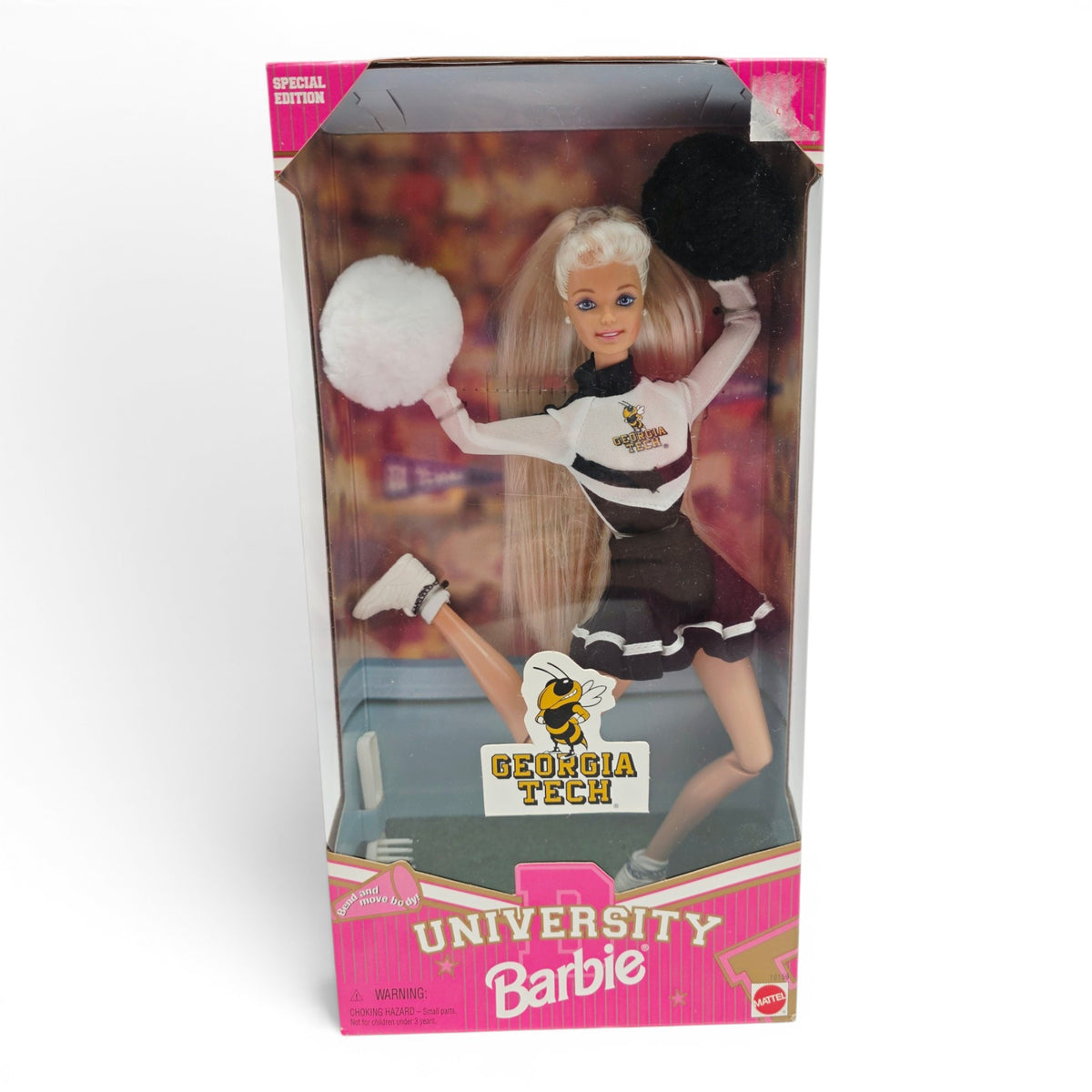 1996 Barbie University Barbie Georgia Tech Front view