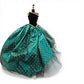 1996 Brass Key Designer Gown Collection Emerald Velvet & Fur Gown doll fashion — Close-up 4