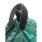 1996 Brass Key Designer Gown Collection Emerald Velvet & Fur Gown doll fashion — Close-up 8