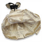 1996 Brass Key Designer Gown Collection Gold Lame & Black Velvet Gown doll fashion — Close-up 5