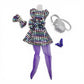 1996 Brass Key Designer Gown Collection Holographic Disco Dress & Leggings doll fashion — Front view