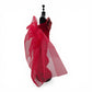 1996 – Brass Key – Designer Gown Collection – Red Velvet, Sequin & Organza Gown – New, No Box