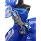 1996 Brass Key Designer Gown Collection Royal Blue Organza Sequin Gown doll fashion — Close-up 1