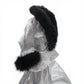 1996 Brass Key Designer Gown Collection Silver Brocade, Fur and Velvet Gown & Jacket doll fashion — Right side