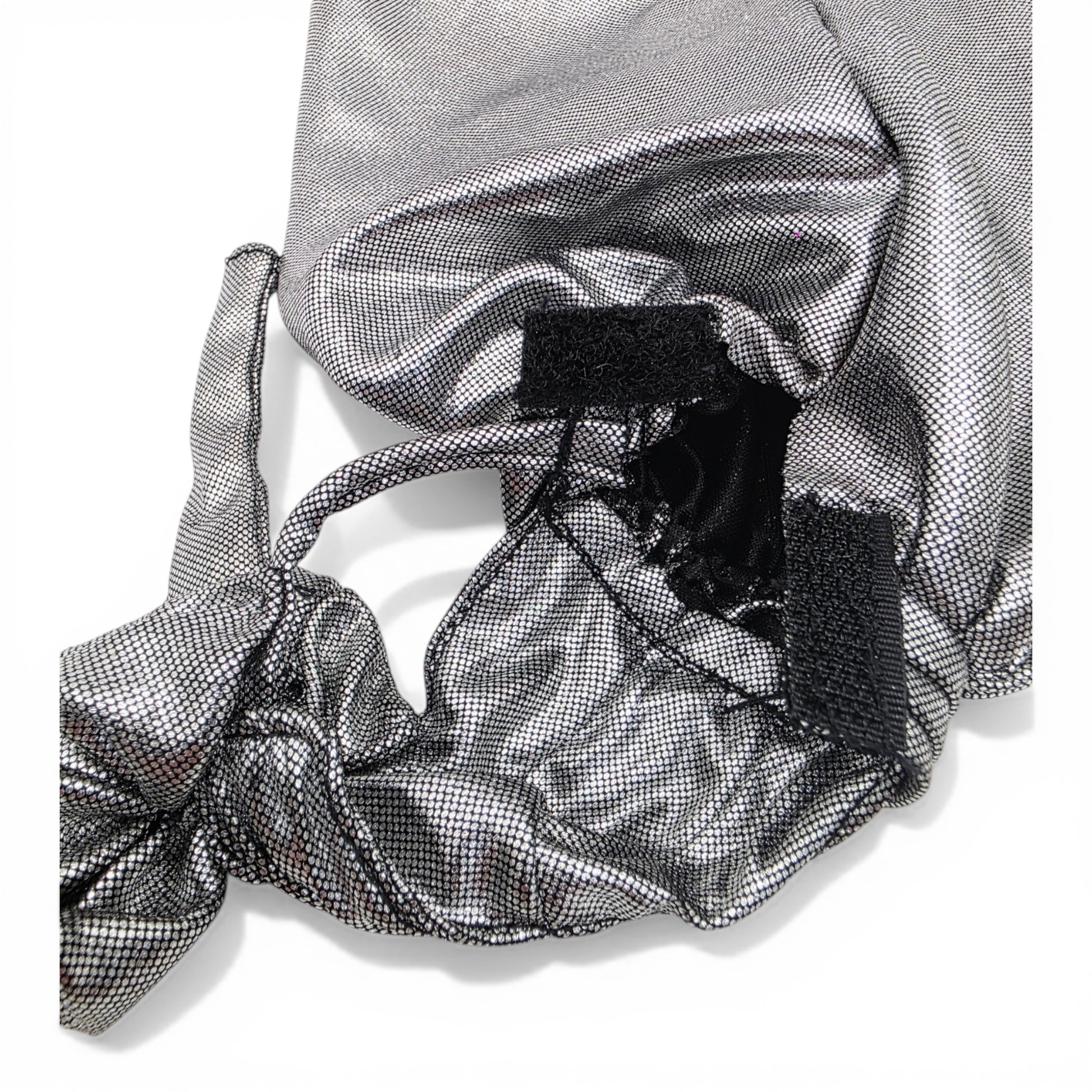 1996 Brass Key Designer Gown Collection Silver Sculptural Gown doll fashion — Close-up 3