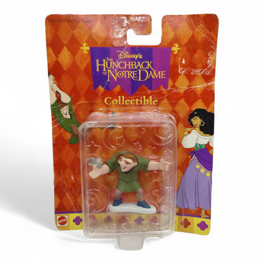 Vintage 1990s mini pvc figure. Hunchback of Notre Dame. Quasimodo. 2" Figure. Back view.