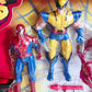 1996 Spider-Man Spider-Man Heavy Hitters Series Spider-Man, Wolverine, Venom & Carnage action figure playset — Close-up 1