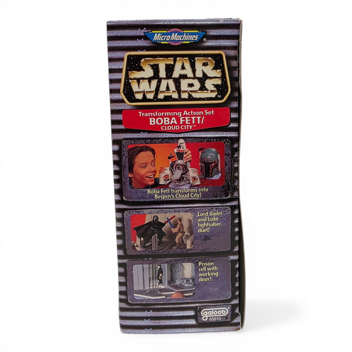 1996 Star Wars Micro Machines Boba Fett Cloud City action figure playset — Right side