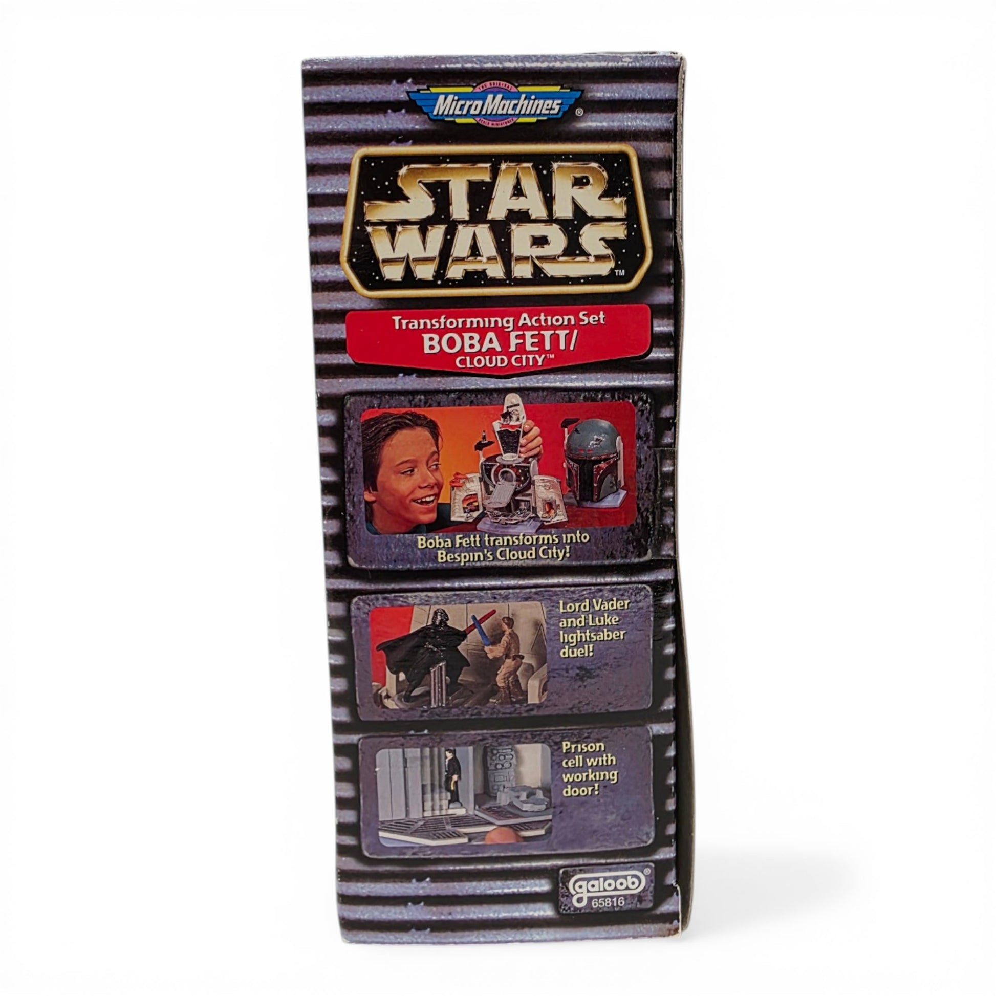1996 Star Wars Micro Machines Boba Fett Cloud City action figure playset — Right side
