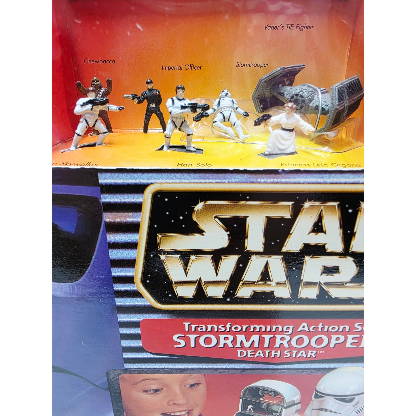 1996 Star Wars Micro Machines Stormtrooper Death Star action figure playset — Close-up 1