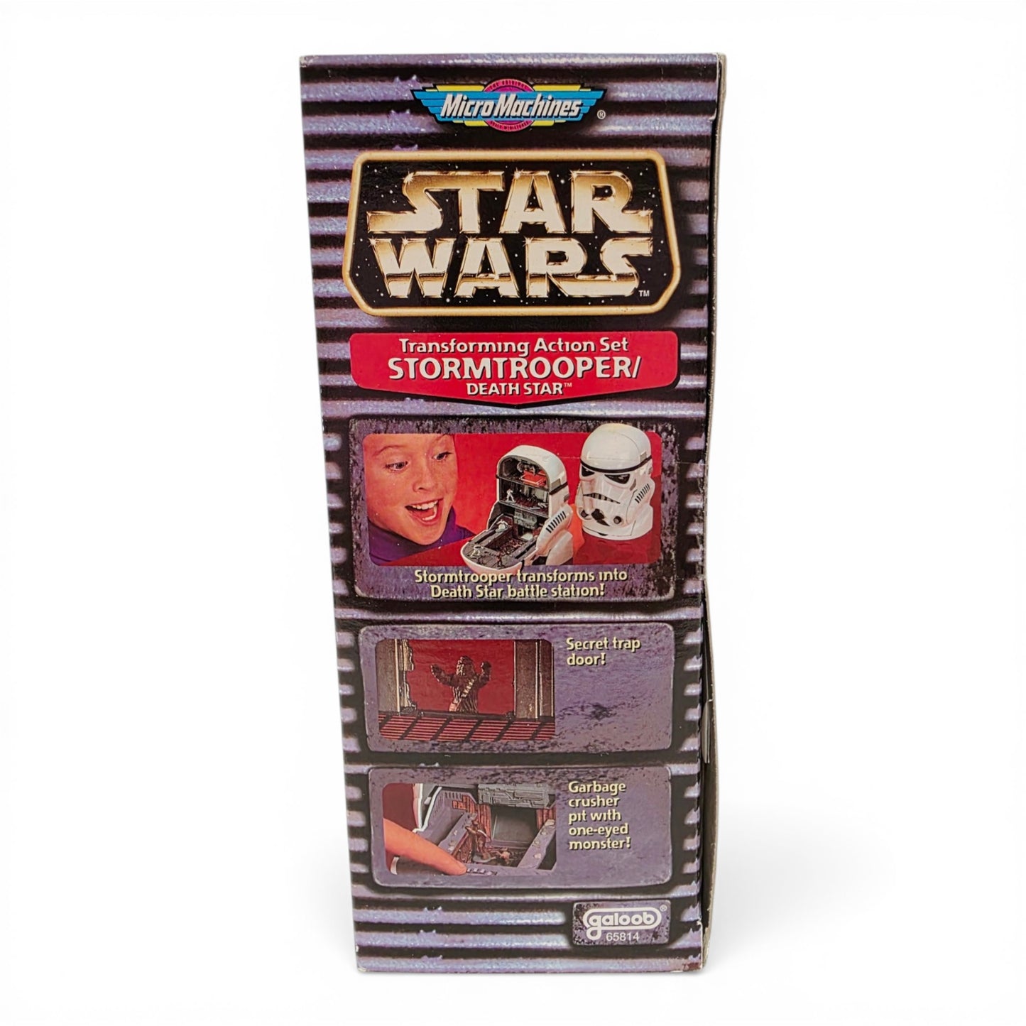 1996 Star Wars Micro Machines Stormtrooper Death Star action figure playset — Right side