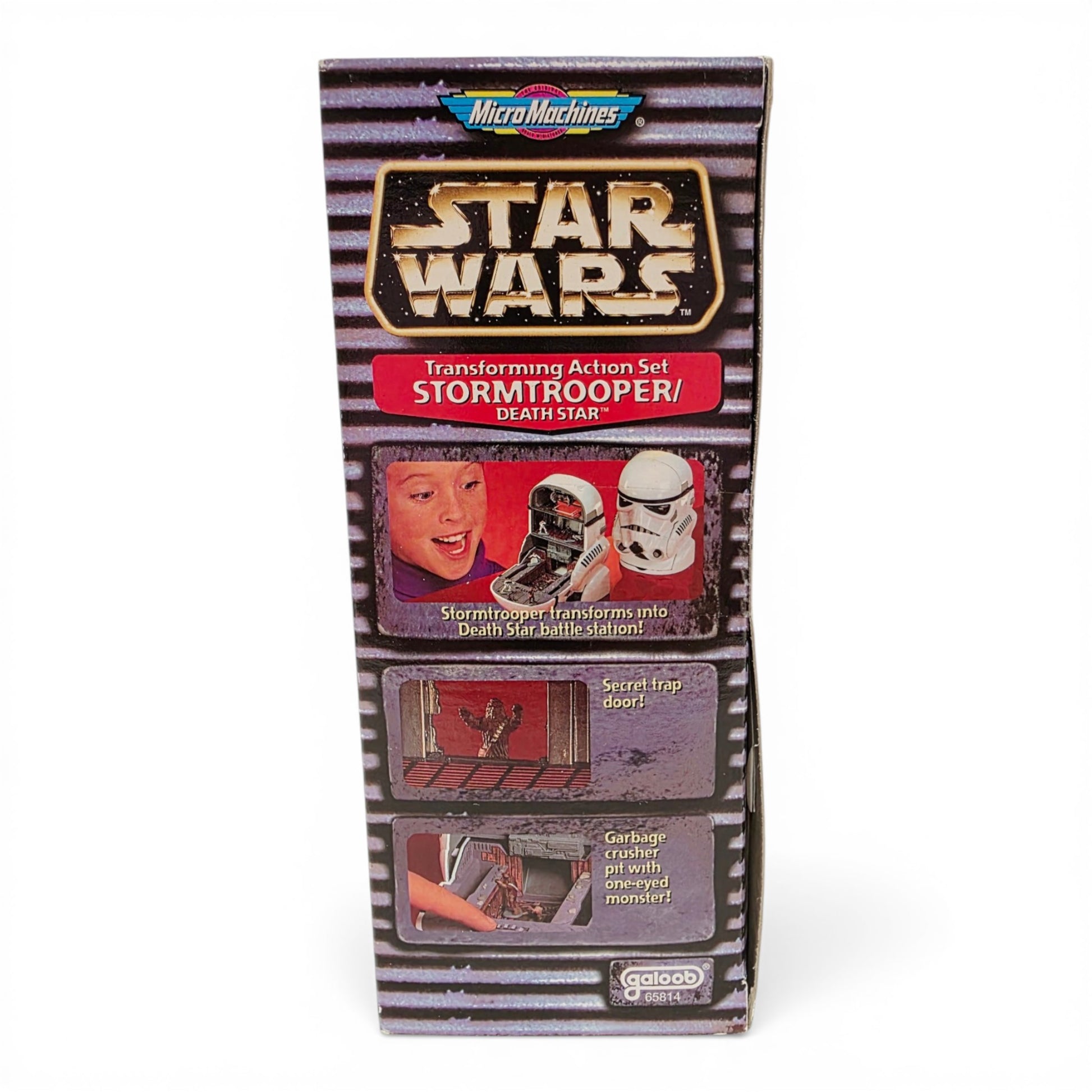 1996 Star Wars Micro Machines Stormtrooper Death Star action figure playset — Right side