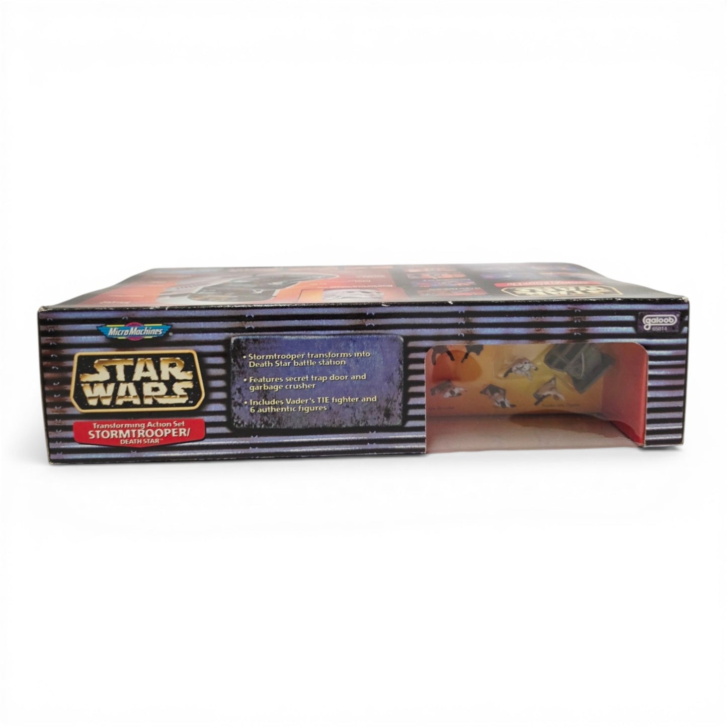 1996 Star Wars Micro Machines Stormtrooper Death Star action figure playset — Top view