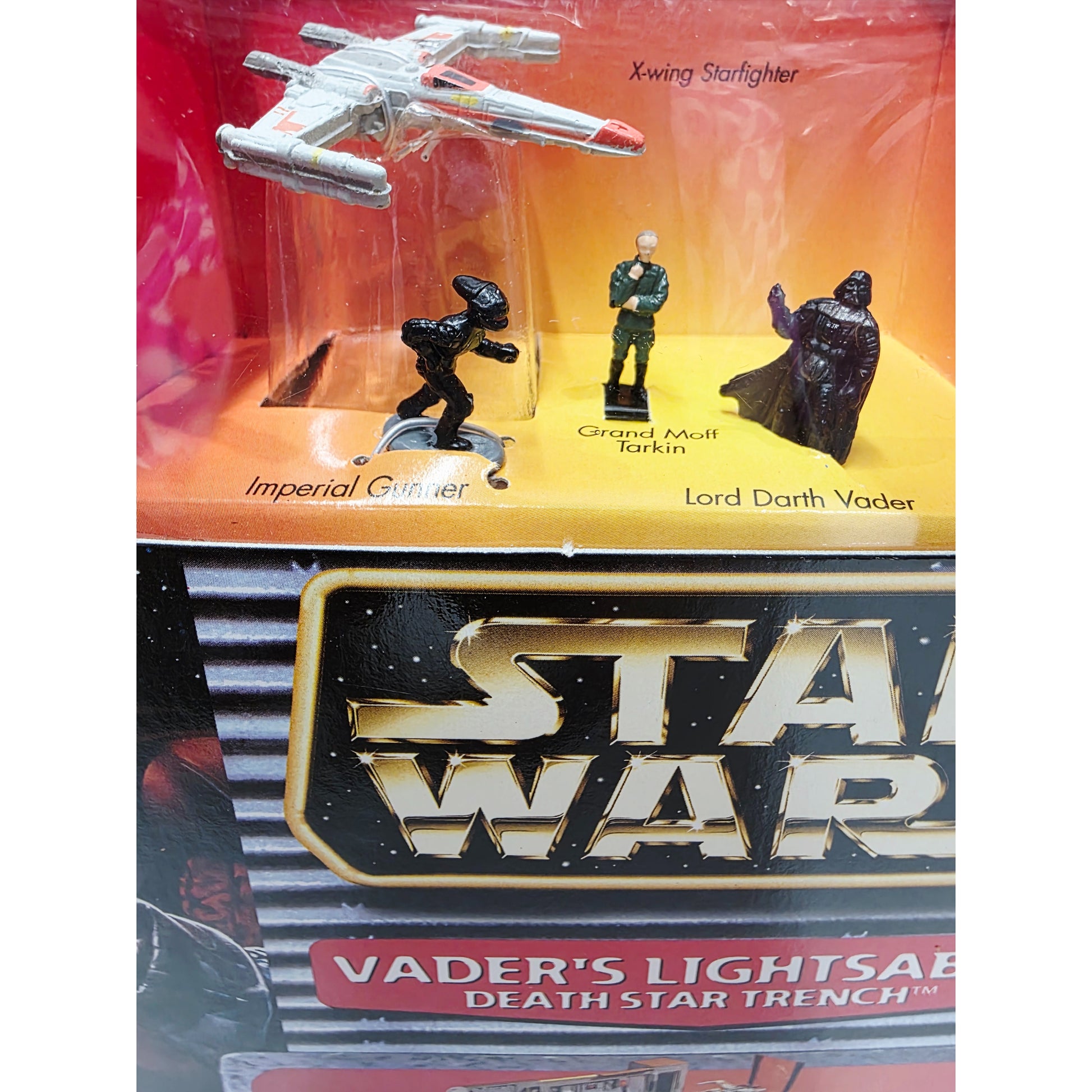 1996 Star Wars Micro Machines Vader's Death Star Trench action figure playset — Close-up 1