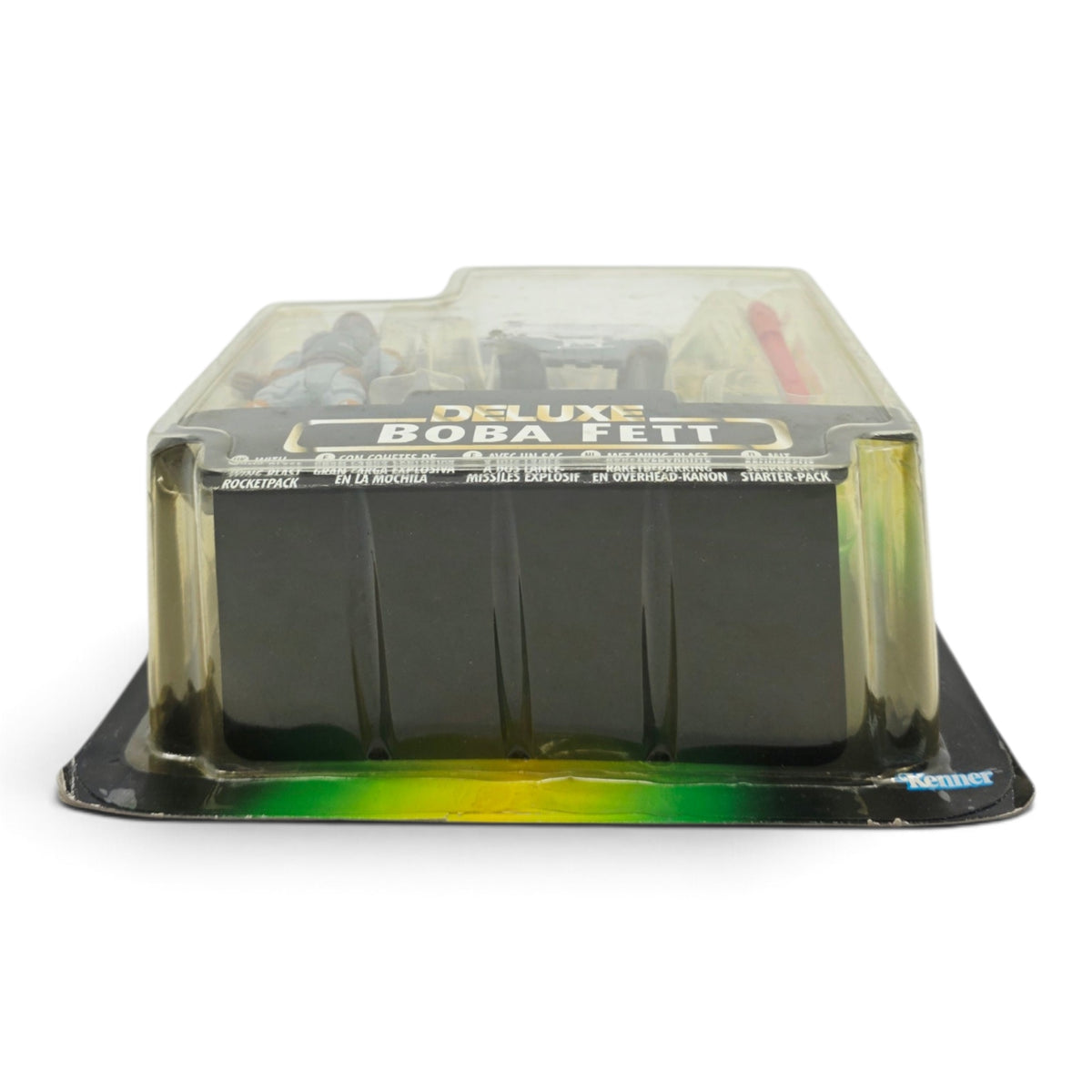 1996 Star Wars Power of the Force II - Deluxe Series Boba Fett (Deluxe, with Wing-Blast Rocketpack) Face view