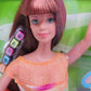 1997 Barbie Bead Blast Auburn Hair doll — Face close-up