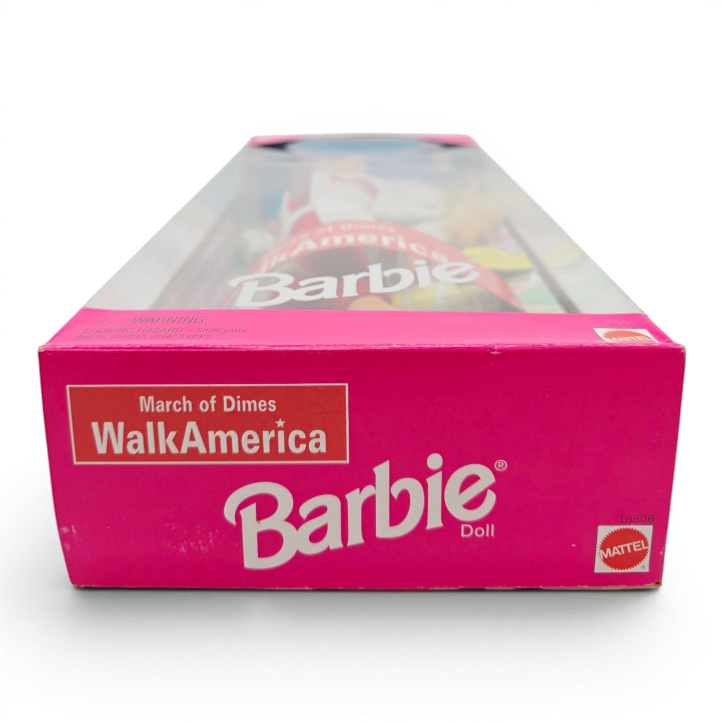 1997 Barbie Kmart Special Edition March of Dimes Walk America doll — Bottom view