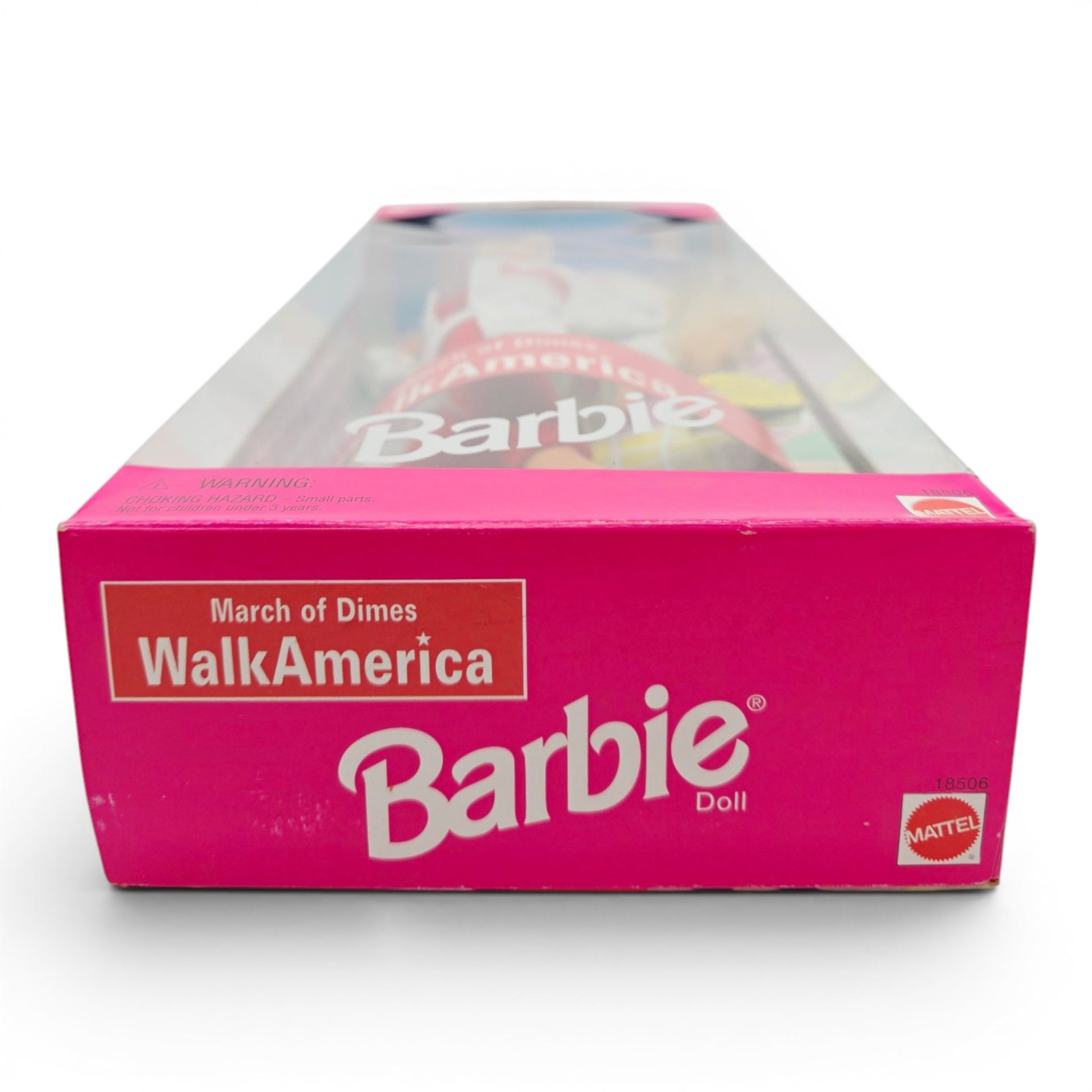 1997 Barbie Kmart Special Edition March of Dimes Walk America doll — Bottom view