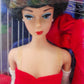 1997 Barbie Silken Flame Brunette doll — Face close-up
