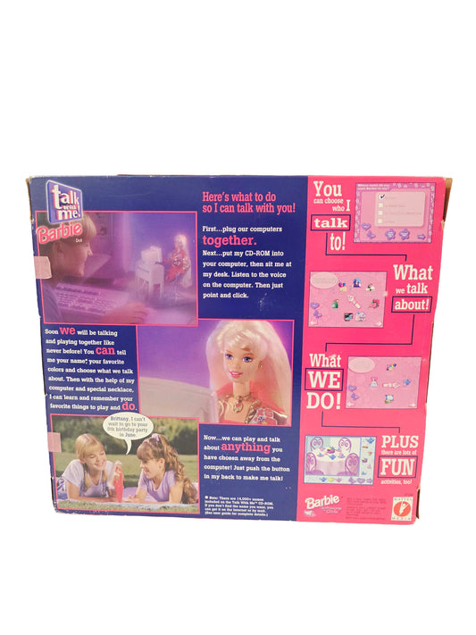 1997 Barbie Talk With Me doll — Back view
