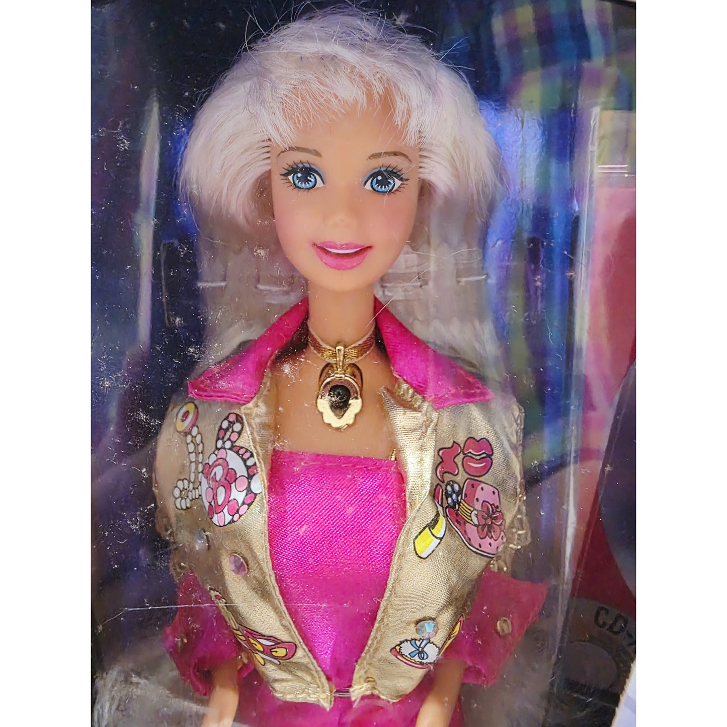 1997 Barbie Talk With Me doll — Face close-up