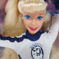 1997 Barbie University Barbie Connecticut Huskies doll — Face close-up