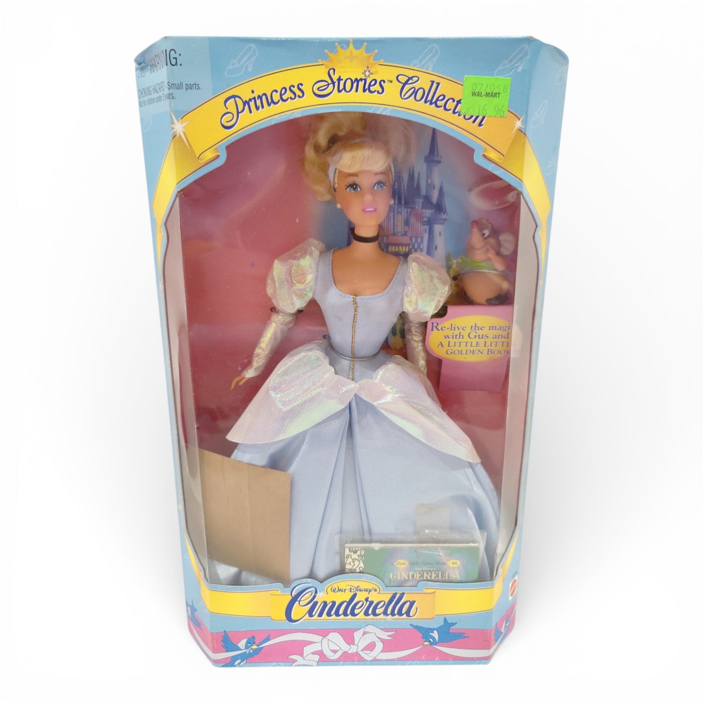 Vintage 1990s doll. Princess Stories Collection. Cinderella. Front view.