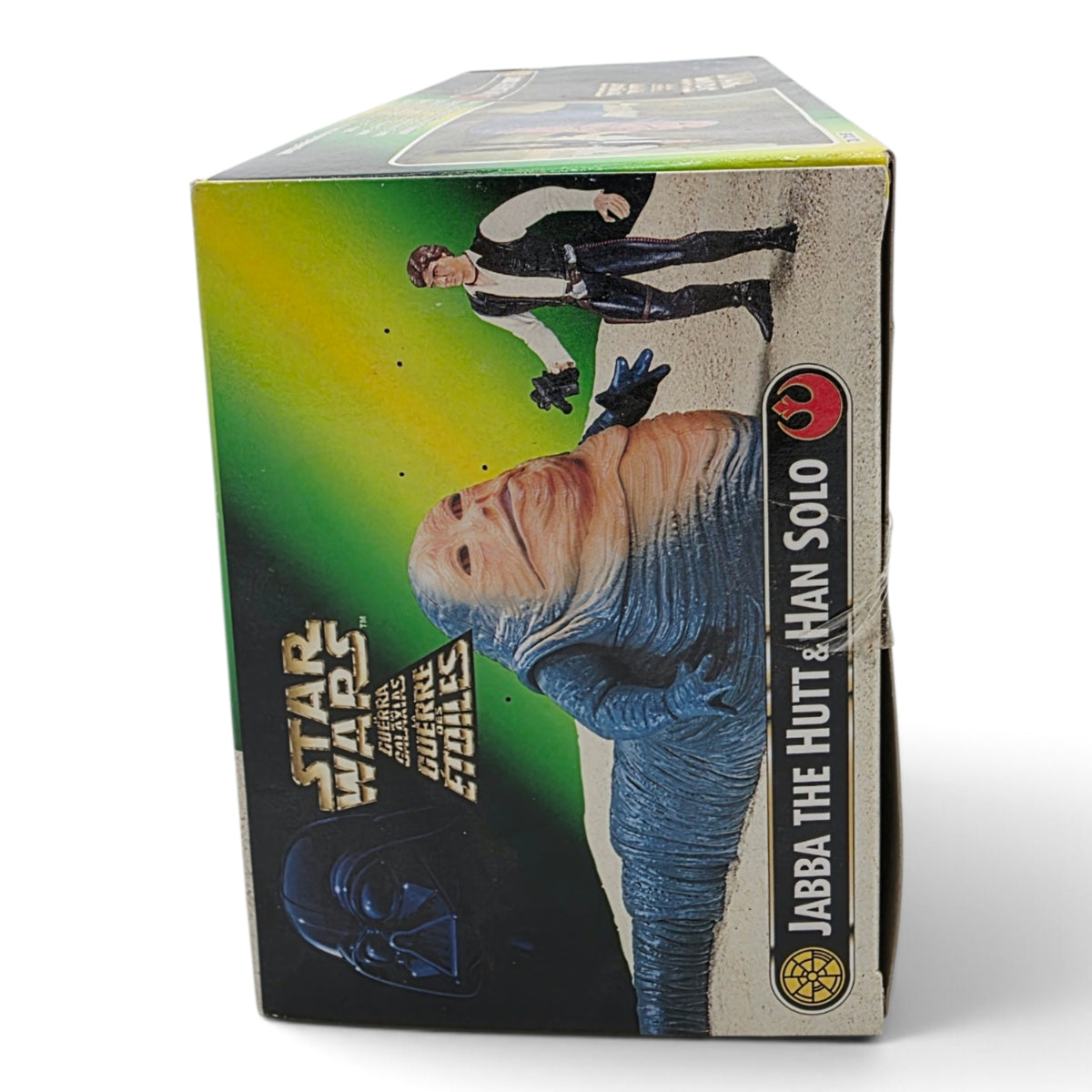 1997 Star Wars Power of the Force II - Creatures and Sets Jabba the Hutt and Han Solo Right view
