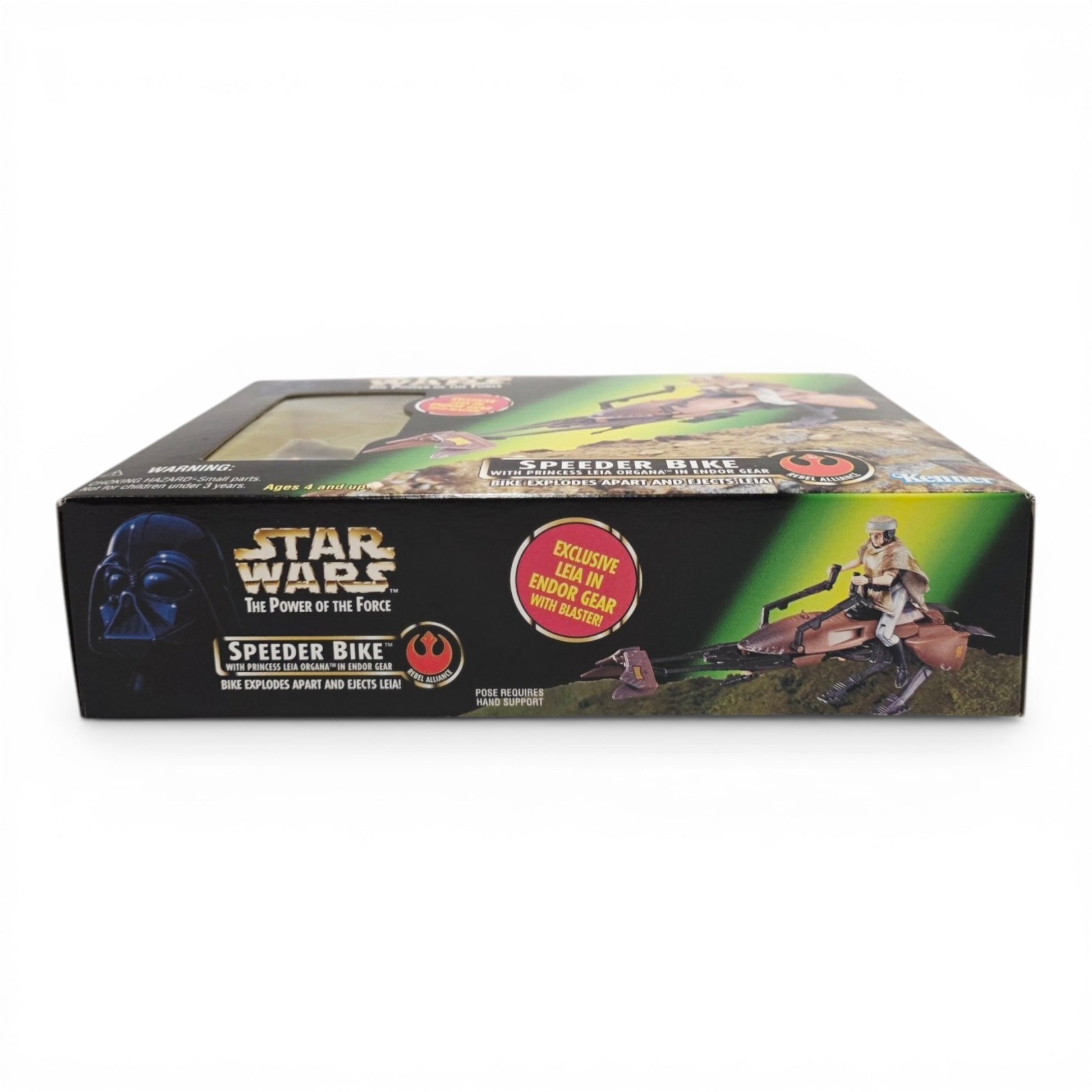 1997 Star Wars Power of the Force POTF - Princess Leia Speeder Bike Princess Leia Organa action figure playset — Bottom view