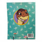 1997 The Land Before Time Super Coloring & Activity Book Littlefoot activity book — Back view