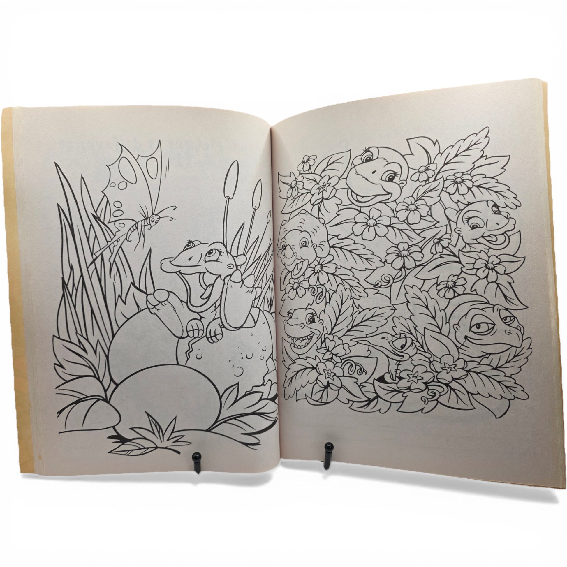 1997 The Land Before Time Super Coloring & Activity Book Littlefoot activity book — Close-up 2